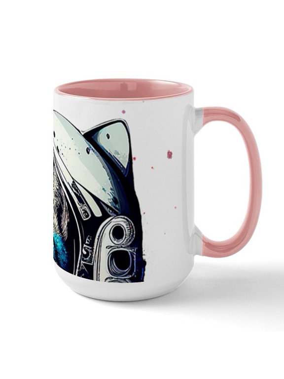 - Space Cat Astronaut Shirt Cosmonaut Astrocat Cosmo - 15 oz Ceramic Large Novelty Mug