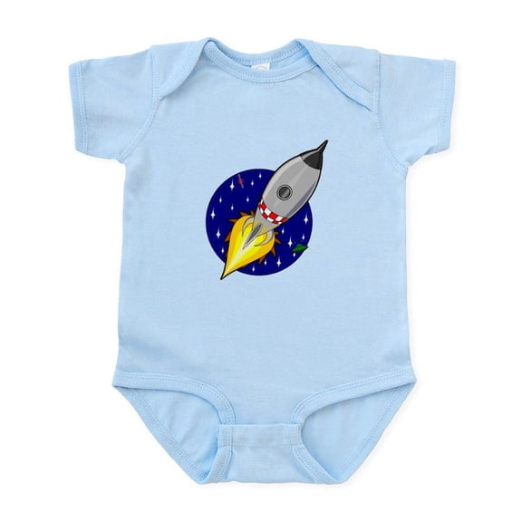 CafePress - Space Ship Infant Bodysuit - Baby Light Bodysuit, Size Newborn - 24 Months
