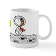 thumbnail image 1 of CafePress - Space Snoopy - 11 oz Ceramic Mug - Novelty Coffee Tea Cup, 1 of 6