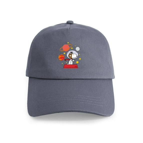 CafePress - Space Snoopy Cap - Adjustable 100% Brushed Unisex Casual Cotton Baseball Cap, Beige, 1