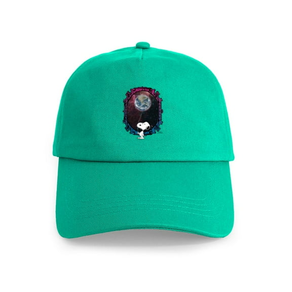 CafePress - Space Snoopy Cap - Adjustable 100% Brushed Unisex Casual Cotton Baseball Cap, Beige, 1