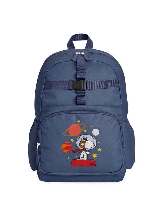 - Space Snoopy - Cute School Travel Backpack
