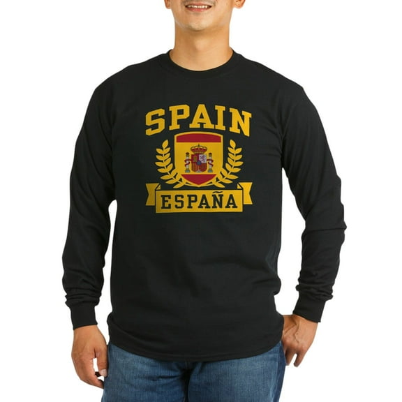 CafePress - Spain Espana Long Sleeve Dark T Shirt - Long Sleeve Dark T-Shirt