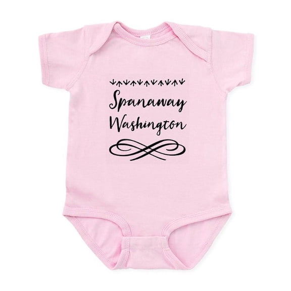 CafePress - Spanaway Washington Body Suit - Baby Light Bodysuit, Size Newborn - 24 Months