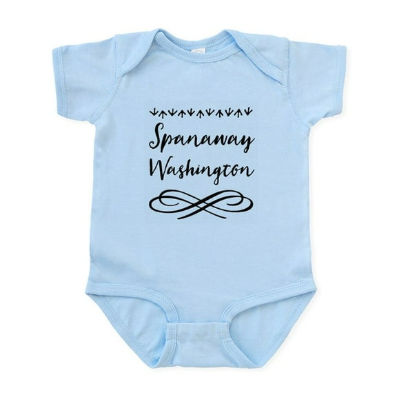 CafePress - Spanaway Washington Body Suit - Baby Light Bodysuit, Size Newborn - 24 Months