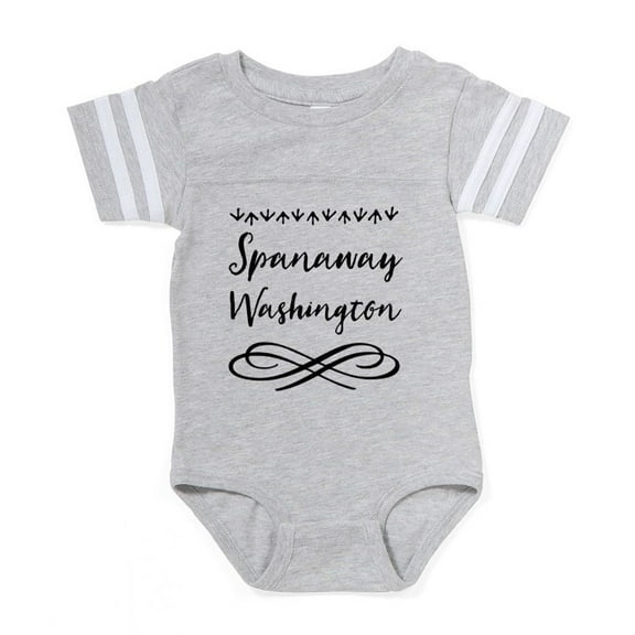 CafePress - Spanaway Washington - Cute Infant Baby Football Bodysuit