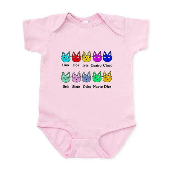 CafePress - Spanish Counting Infant Bodysuit - Baby Light Bodysuit, Size Newborn - 24 Months