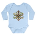 thumbnail image 1 of CafePress - Sparkly Art Snowflake Long Sleeve Infant Bodysuit - Long Sleeve Cotton Baby Bodysuit, 1 of 4