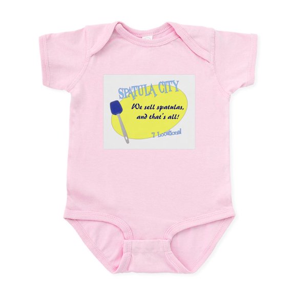CafePress - Spatula City Infant Creeper - Baby Light Bodysuit, Size Newborn - 24 Months