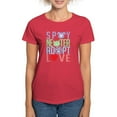 thumbnail image 1 of CafePress - Spay Neuter Adopt Love 2 Women's Dark T Shirt - Women's Traditional Fit Dark T-Shirt, 1 of 4