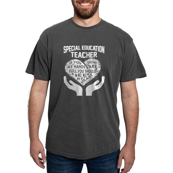 CafePress - Special Education Teacher T Shirt T Shirt - Mens Comfort Colors Shirt