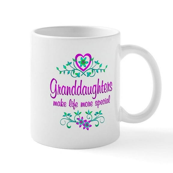 CafePress - Special Granddaughter Mug - 11 oz Ceramic Mug - Novelty Coffee Tea Cup