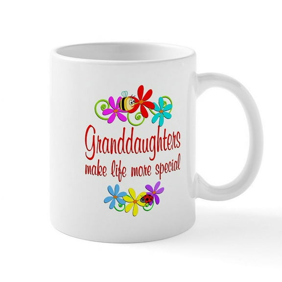 CafePress - Special Granddaughter Mug - 11 oz Ceramic Mug - Novelty Coffee Tea Cup