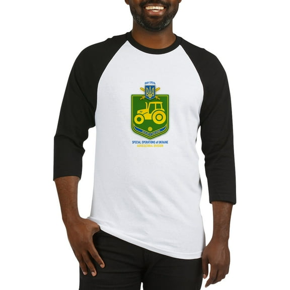 CafePress - Special Operations Of Ukraine – Ag Baseball Jersey - Cotton Baseball Jersey, 3/4 Raglan Sleeve Shirt