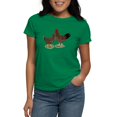 thumbnail image 1 of CafePress - Speckled Sussex Chickens Women's Dark T Shirt - Women's Traditional Fit Dark T-Shirt, 1 of 4