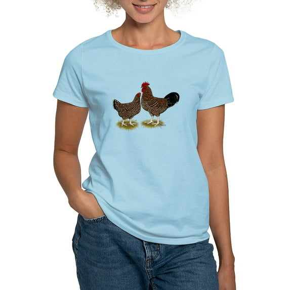 CafePress - Speckled Sussex Chickens Women's Light T Shirt - Women's Classic T-Shirt