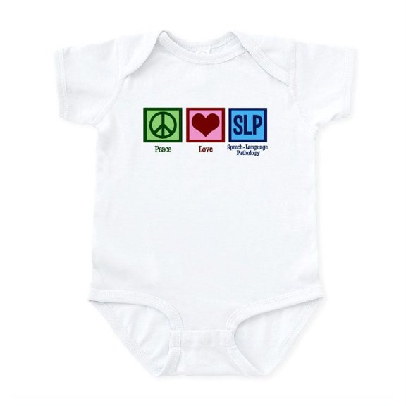 CafePress - Speech Language Pathology Baby Light Bodysuit - Baby Light Bodysuit, Size Newborn - 24 Months
