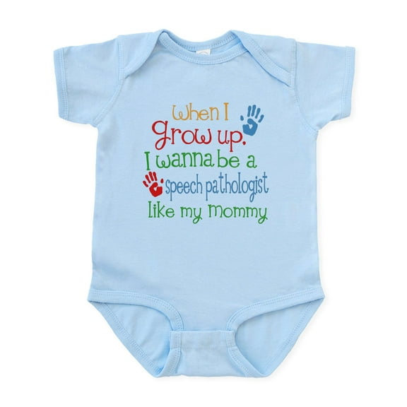 CafePress - Speech Pathologist Like Mommy Infant Bodysuit - Baby Light Bodysuit, Size Newborn - 24 Months