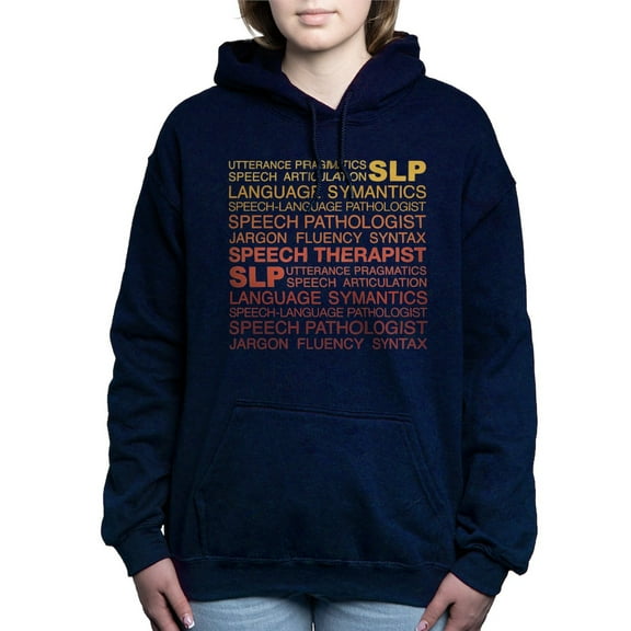 CafePress - Speech Therapist Word Cl - Pullover Hoodie, Classic & Comfortable Hooded Sweatshirt