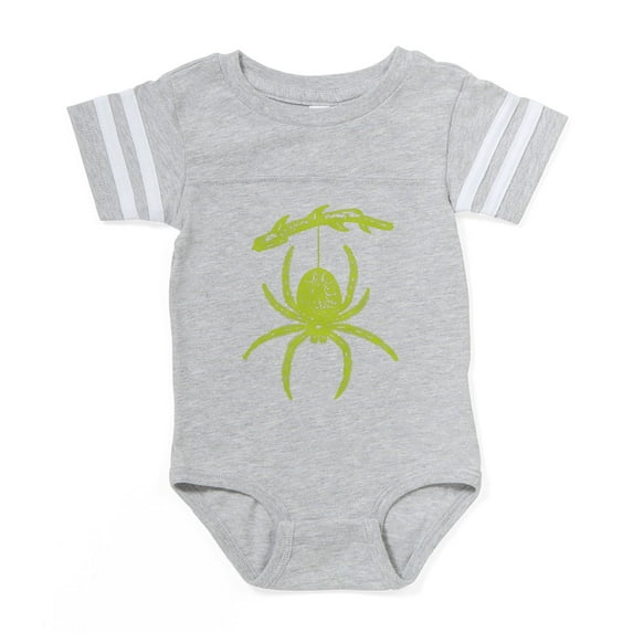 CafePress - Spider Branch_Gr - Cute Infant Baby Football Bodysuit