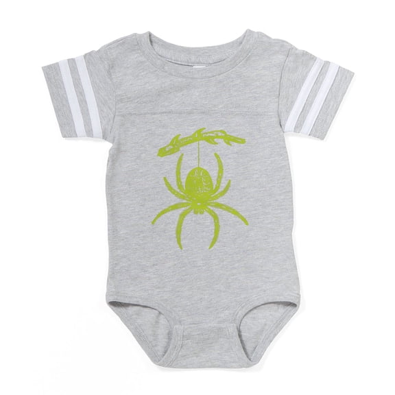 CafePress - Spider Branch_Gr - Cute Infant Baby Football Bodysuit