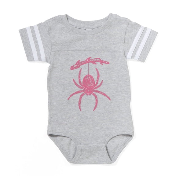 CafePress - Spider Branch_Pk - Cute Infant Baby Football Bodysuit