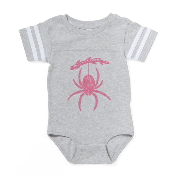 CafePress - Spider Branch_Pk - Cute Infant Baby Football Bodysuit