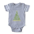 thumbnail image 1 of CafePress - Spider Christmas Tree - Cute Infant Baby Football Bodysuit, 1 of 3