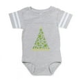 thumbnail image 1 of CafePress - Spider Christmas Tree - Cute Infant Baby Football Bodysuit, 1 of 3