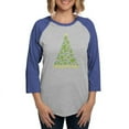 thumbnail image 1 of CafePress - Spider Christmas Tree Long Sleeve T Shirt - Womens Baseball Tee, 1 of 4