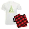 thumbnail image 1 of CafePress - Spider Christmas Tree Pajamas - Men's Light Loose Fit Cotton Pajama Set, 1 of 7