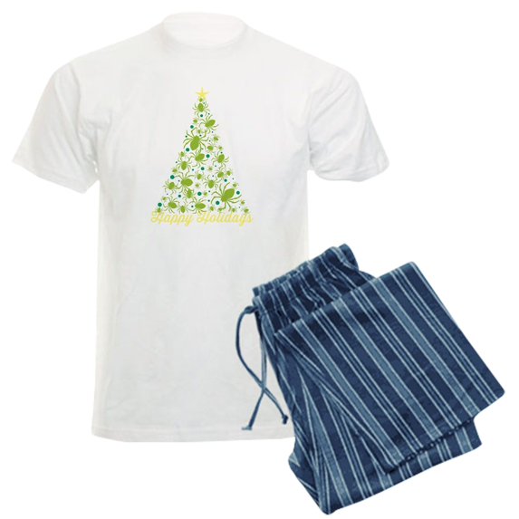 CafePress - Spider Christmas Tree Pajamas - Men's Light Loose Fit Cotton Pajama Set