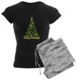 thumbnail image 1 of CafePress - Spider Christmas Tree Pajamas - Women's Short Sleeve Print T-Shirt and Pants Dark Cotton Pajama Set, 1 of 7