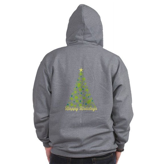 CafePress - Spider Christmas Tree Sweatshirt - Zip Hoodie, Classic Hooded Sweatshirt with Metal Zipper
