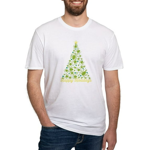 CafePress - Spider Christmas Tree T Shirt - Fitted T-Shirt, Vintage Fit Soft Cotton Tee
