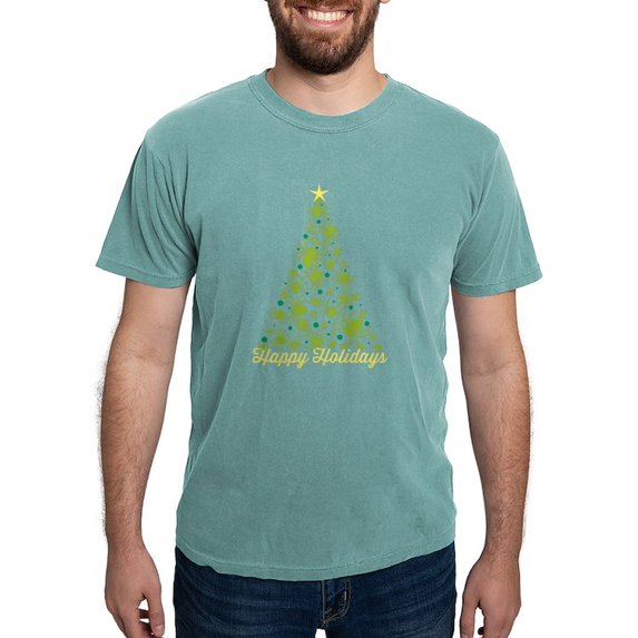 CafePress - Spider Christmas Tree T Shirt - Mens Comfort Colors Shirt