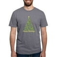 thumbnail image 1 of CafePress - Spider Christmas Tree T Shirt - Mens Tri-blend T-Shirt, 1 of 4