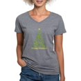 thumbnail image 1 of CafePress - Spider Christmas Tree T Shirt - Women's V-Neck Dark T-Shirt, 1 of 4