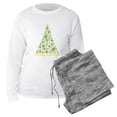 thumbnail image 1 of CafePress - Spider Christmas Tree - Women's Long Sleeve Relaxed Fit Cotton Light Pajama Set, 1 of 3