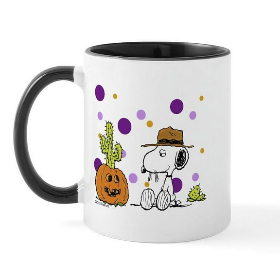 CafePress - Spikey Halloween Mug - 11 oz Ceramic Mug - Novelty Coffee Tea Cup