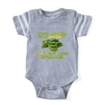 thumbnail image 1 of CafePress - Spinach - Cute Infant Baby Football Bodysuit, 1 of 3
