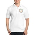 thumbnail image 1 of CafePress - Spiral Peace2 T Golf Shirt - Golf Shirt, Pique Knit Golf Polo, 1 of 4