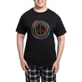thumbnail image 1 of CafePress - Spiral Peace2 T Men's Dark Pajamas - Men's Dark Loose Fit Cotton Pajama Set, 1 of 7