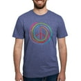 thumbnail image 1 of CafePress - Spiral Peace2 T Men's Deluxe T Shirt - Mens Tri-blend T-Shirt, 1 of 4