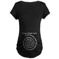 thumbnail image 1 of CafePress - Spiral Pi Maternity Dark T Shirt - Maternity Dark T-Shirt, 1 of 3