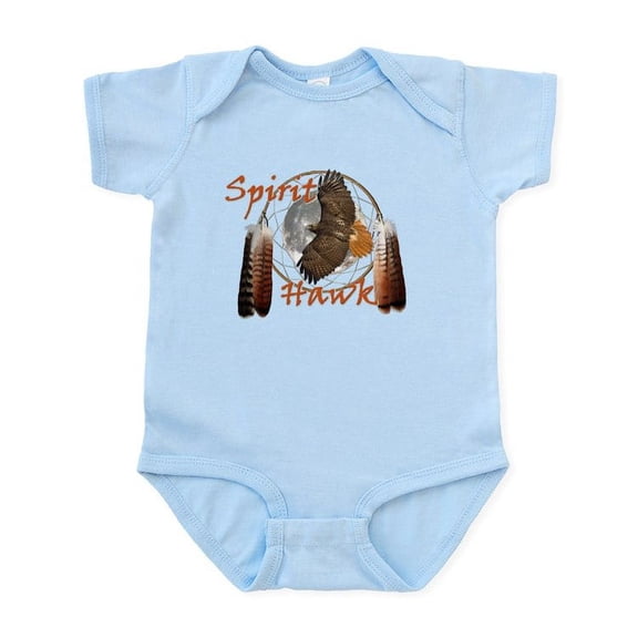 CafePress - Spirit Hawk Infant Bodysuit - Baby Light Bodysuit, Size Newborn - 24 Months