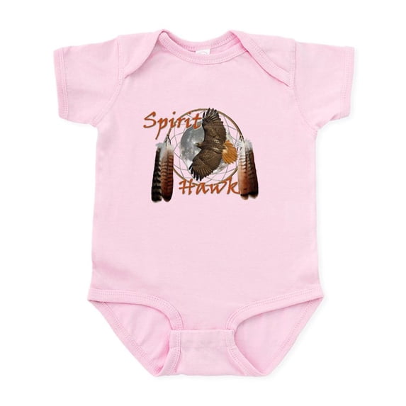 CafePress - Spirit Hawk Infant Bodysuit - Baby Light Bodysuit, Size Newborn - 24 Months