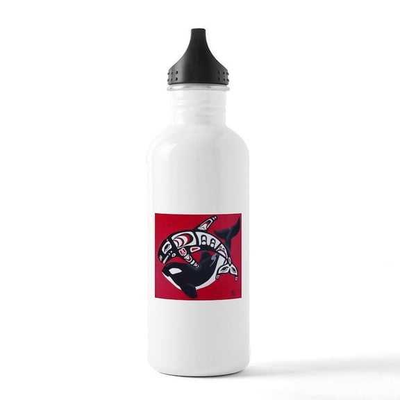CafePress - Spirit Of The Orca Stainless Water Bottle 1 - Stainless Steel Water Bottle, Sports Bottle, 1.0L