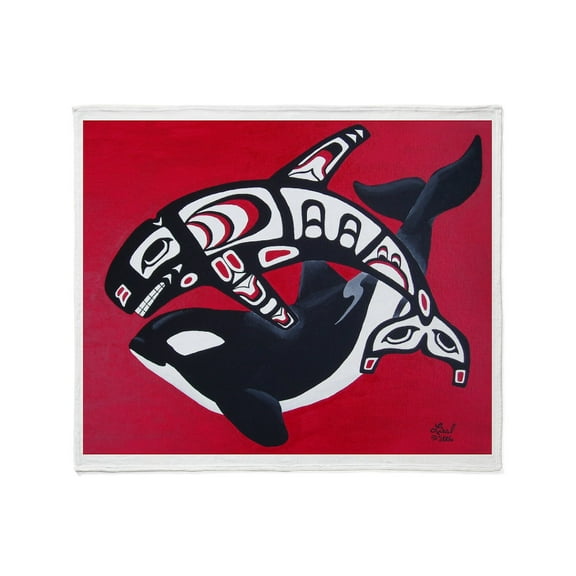 CafePress - Spirit Of The Orca Throw Blanket - Soft Fleece Throw Blanket, 50"x60" for All Ages