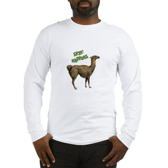 CafePress - Spit Happens Long Sleeve T Shirt - Unisex Cotton Long Sleeve T-Shirt